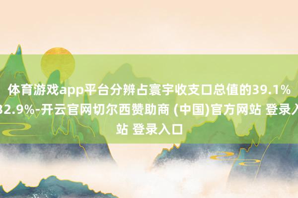 体育游戏app平台分辨占寰宇收支口总值的39.1%、32.9%-开云官网切尔西赞助商 (中国)官方网站 登录入口