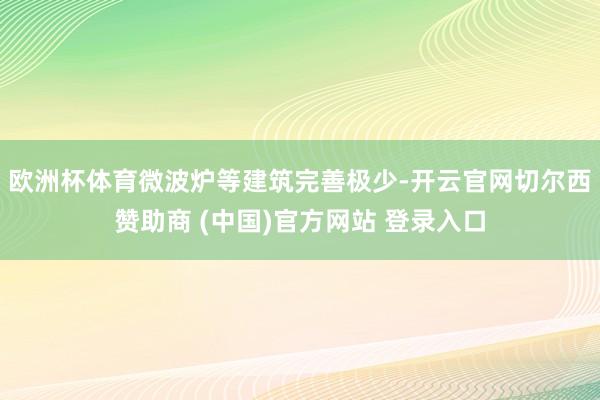 欧洲杯体育微波炉等建筑完善极少-开云官网切尔西赞助商 (中国)官方网站 登录入口