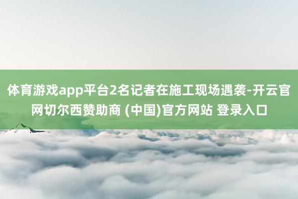 体育游戏app平台2名记者在施工现场遇袭-开云官网切尔西赞助商 (中国)官方网站 登录入口