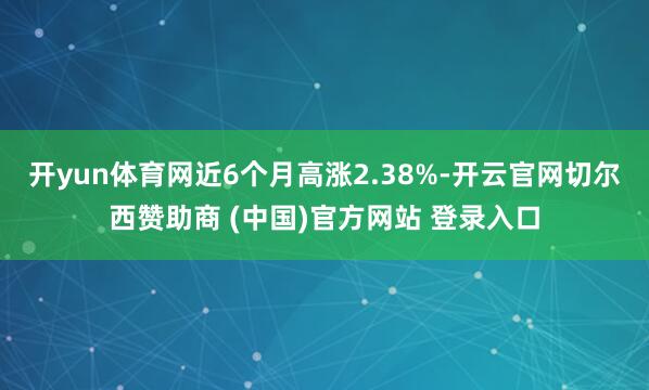 开yun体育网近6个月高涨2.38%-开云官网切尔西赞助商 (中国)官方网站 登录入口