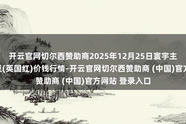 开云官网切尔西赞助商2025年12月25日寰宇主要批发市集芸豆(英国红)价钱行情-开云官网切尔西赞助商 (中国)官方网站 登录入口